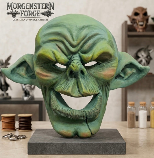 Handgefertigte Goblin-Maske "Der Waldschrat" – Unikat