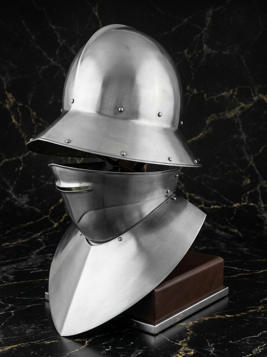 Gothic Sallet with Bevour
