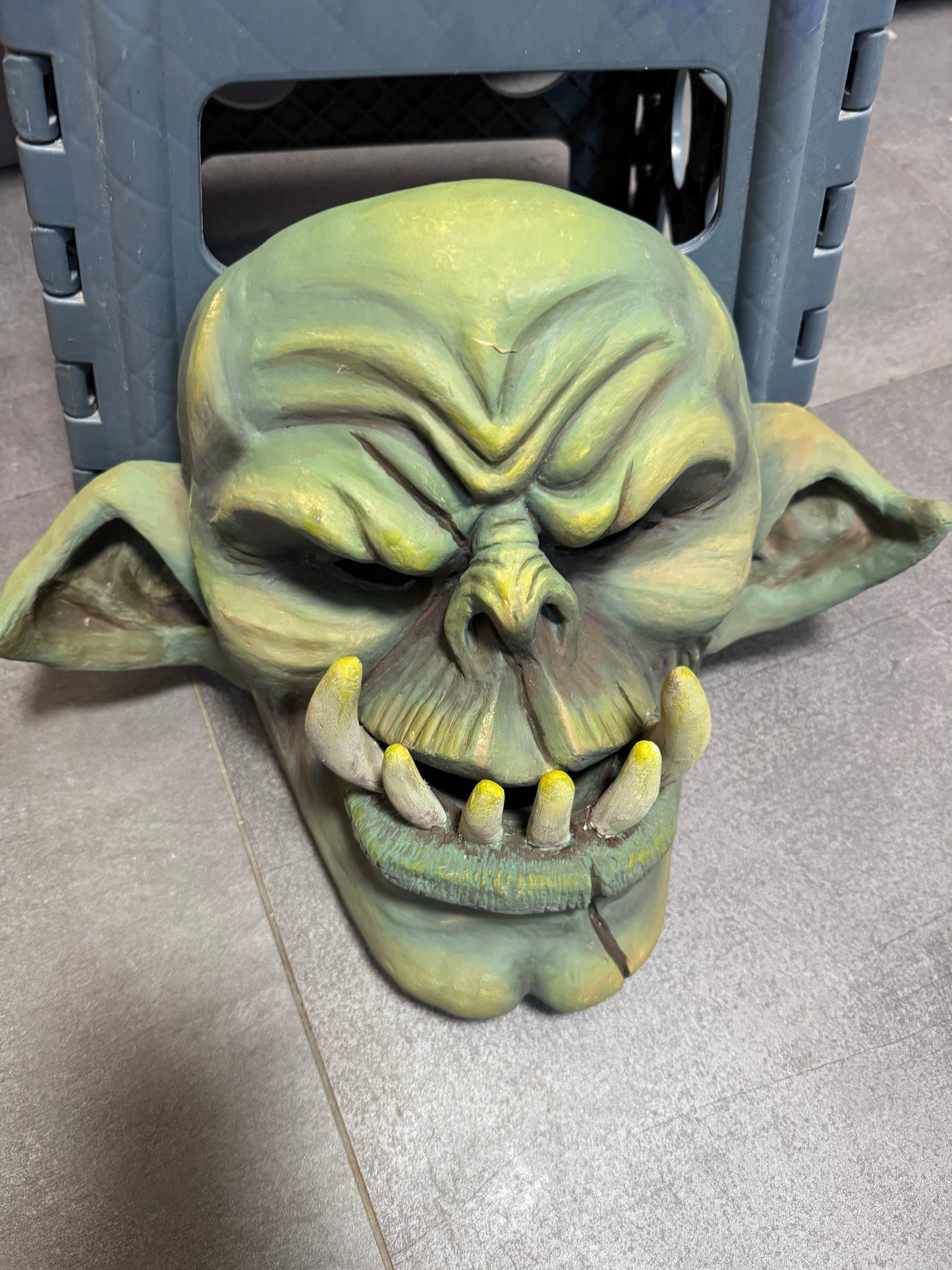 Handgefertigte Goblin-Maske "Der Waldschrat" – Unikat