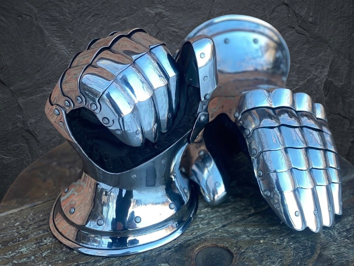 Gehärtete 30HGSA Buhurt Handschuhe – Professionelle Panzerhandschuhe