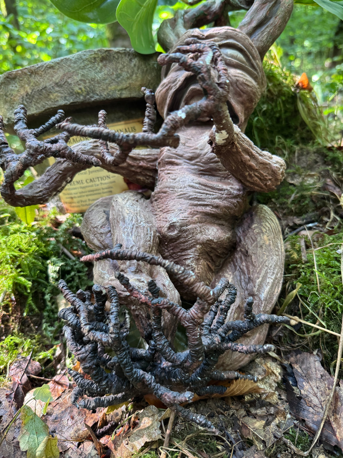 Mythical Mandrake Root - Handcrafted Alchemy Sculpture (2.3 kg)