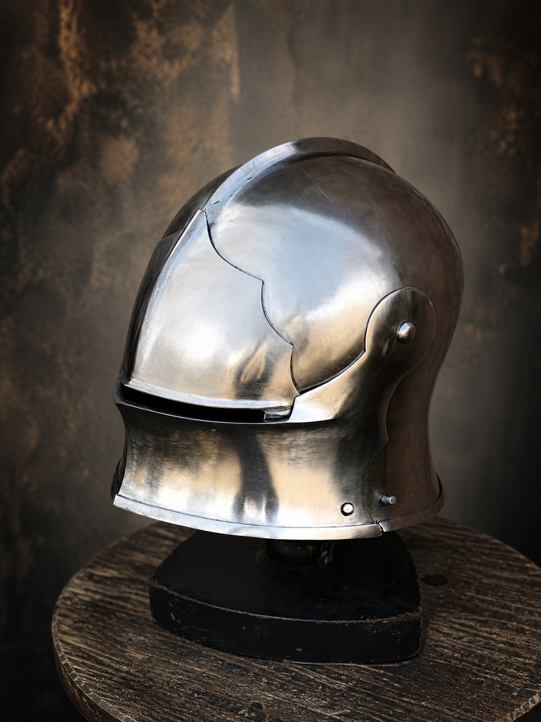 Deutscher Schaller (Sallet) – Rostfreier Stahl – 2mm