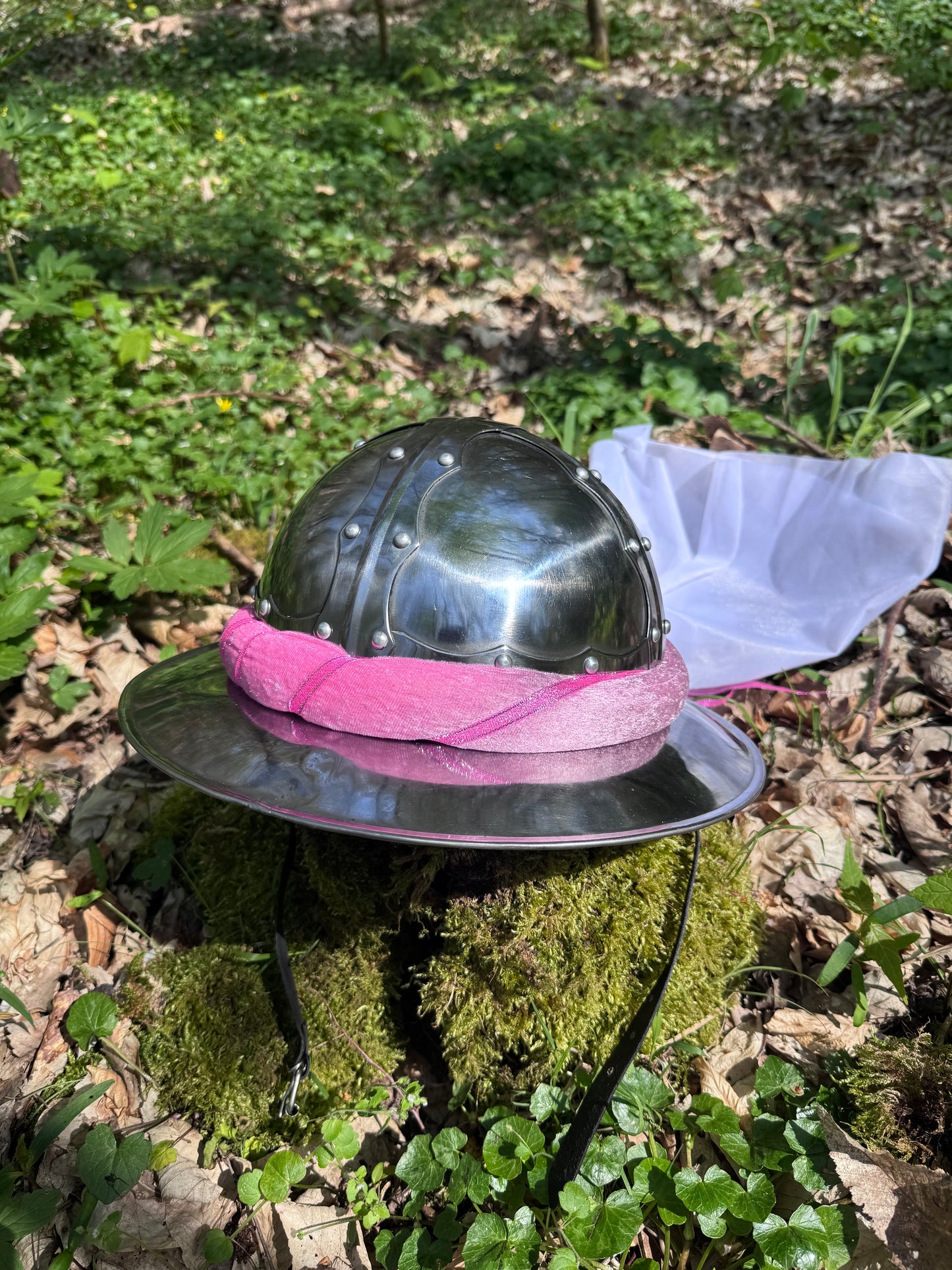 Mittelalterlicher Eisenhut (Kettle Hat) – 1,5 mm Edelstahl, Rostfrei & Einsatzbereit