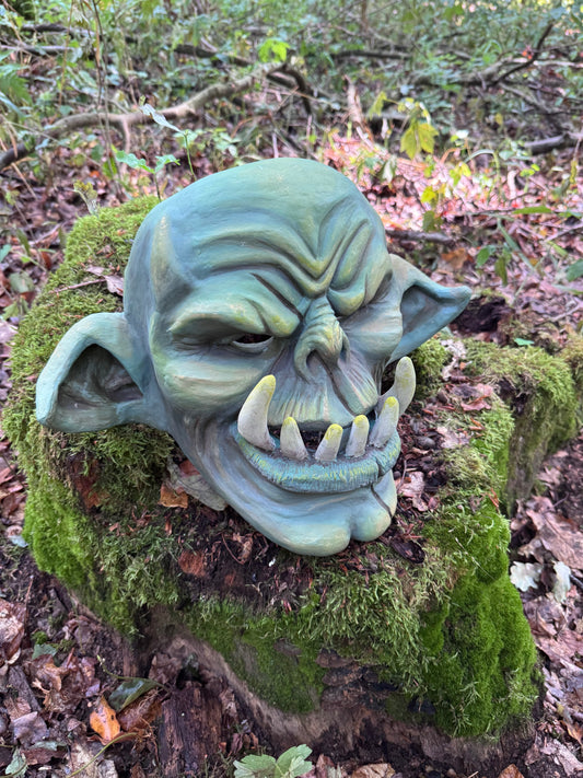 Handgefertigte Goblin-Maske "Der Waldschrat" – Unikat