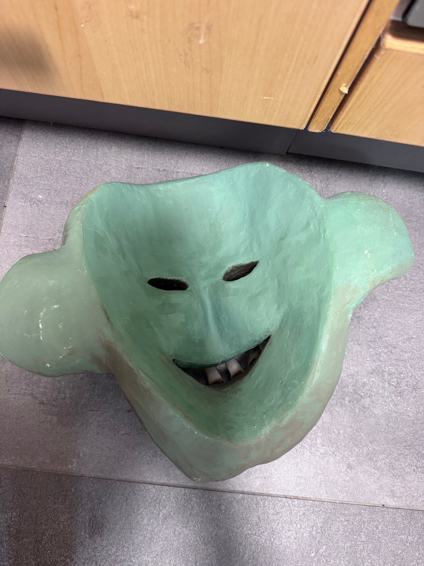 Handgefertigte Goblin-Maske "Der Waldschrat" – Unikat