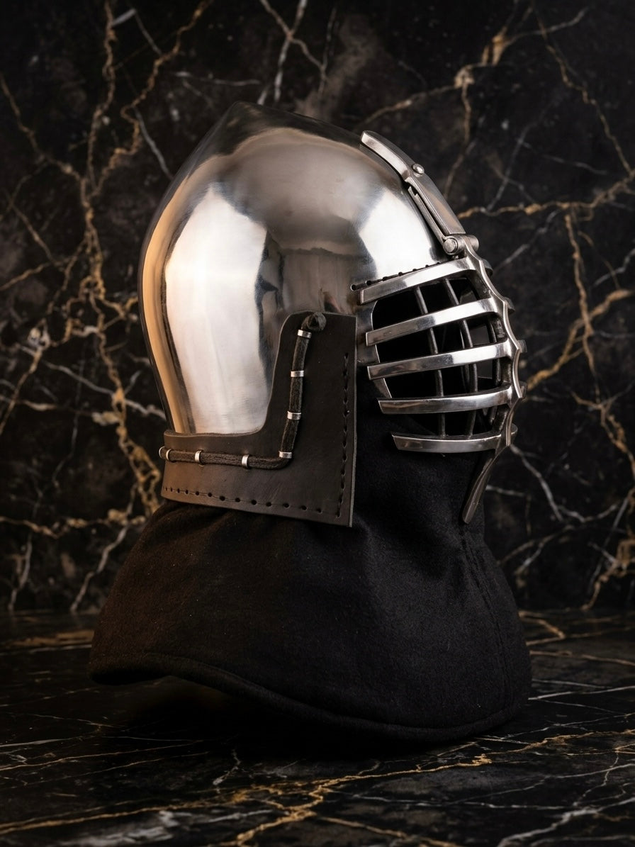 Hounskull Helmet "Wolf's Ribs" (Full-Contact Buhurt)
