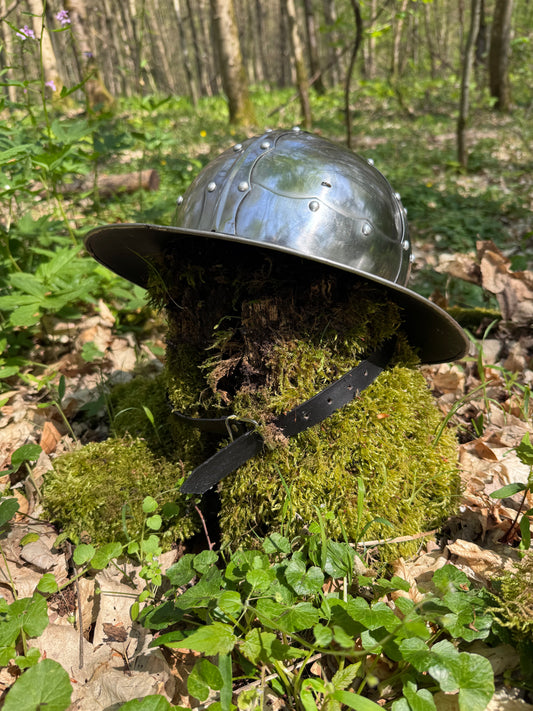 Mittelalterlicher Eisenhut (Kettle Hat) – 1,5 mm Edelstahl, Rostfrei & Einsatzbereit