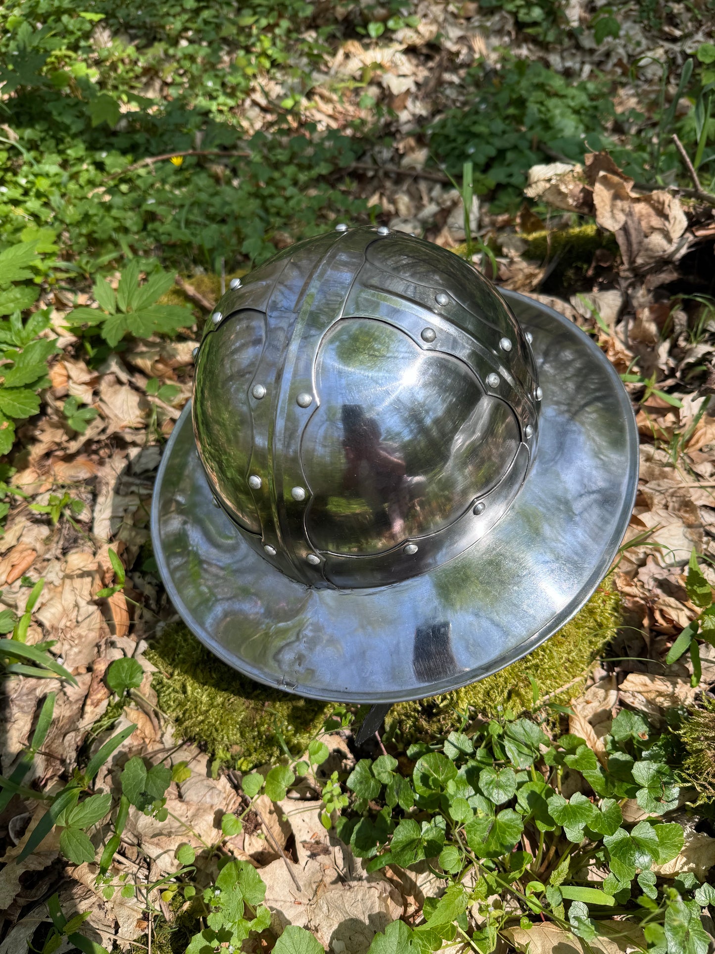 Mittelalterlicher Eisenhut (Kettle Hat) – 1,5 mm Edelstahl, Rostfrei & Einsatzbereit
