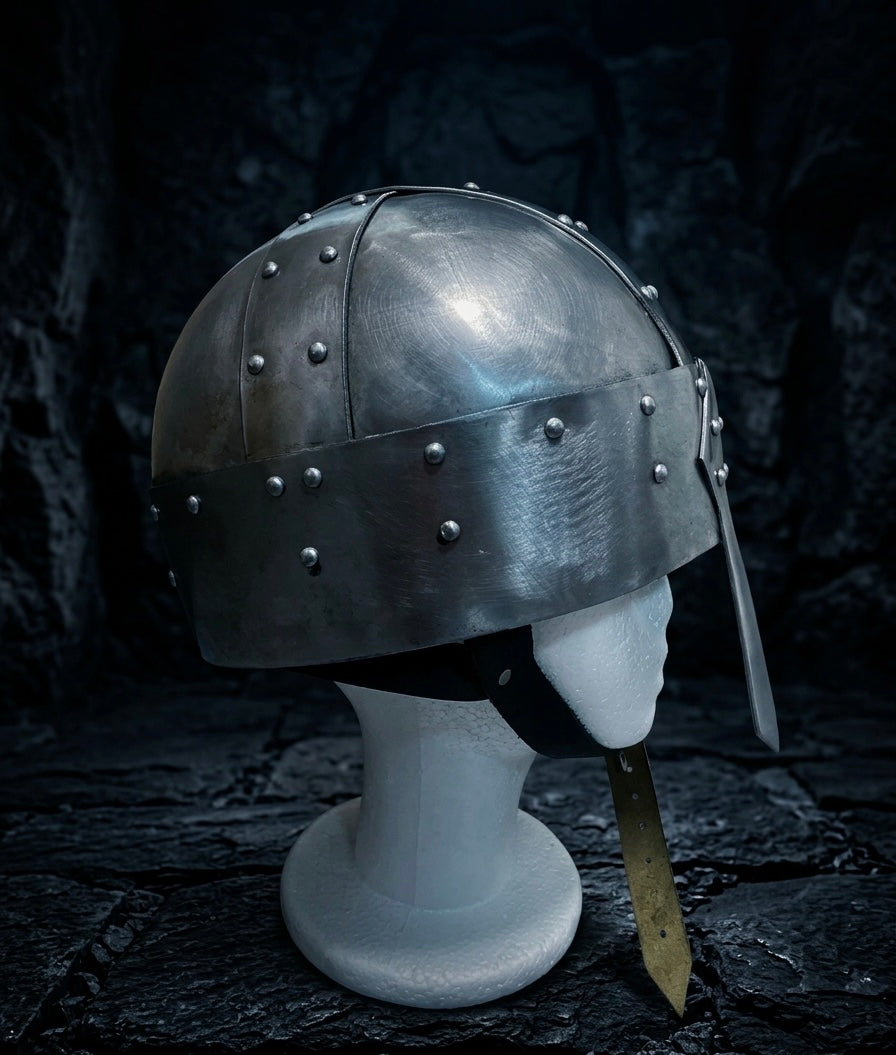 Norman Spangenhelm with Nasal – 2mm Steel – Ideal for LARP & Reenactment
