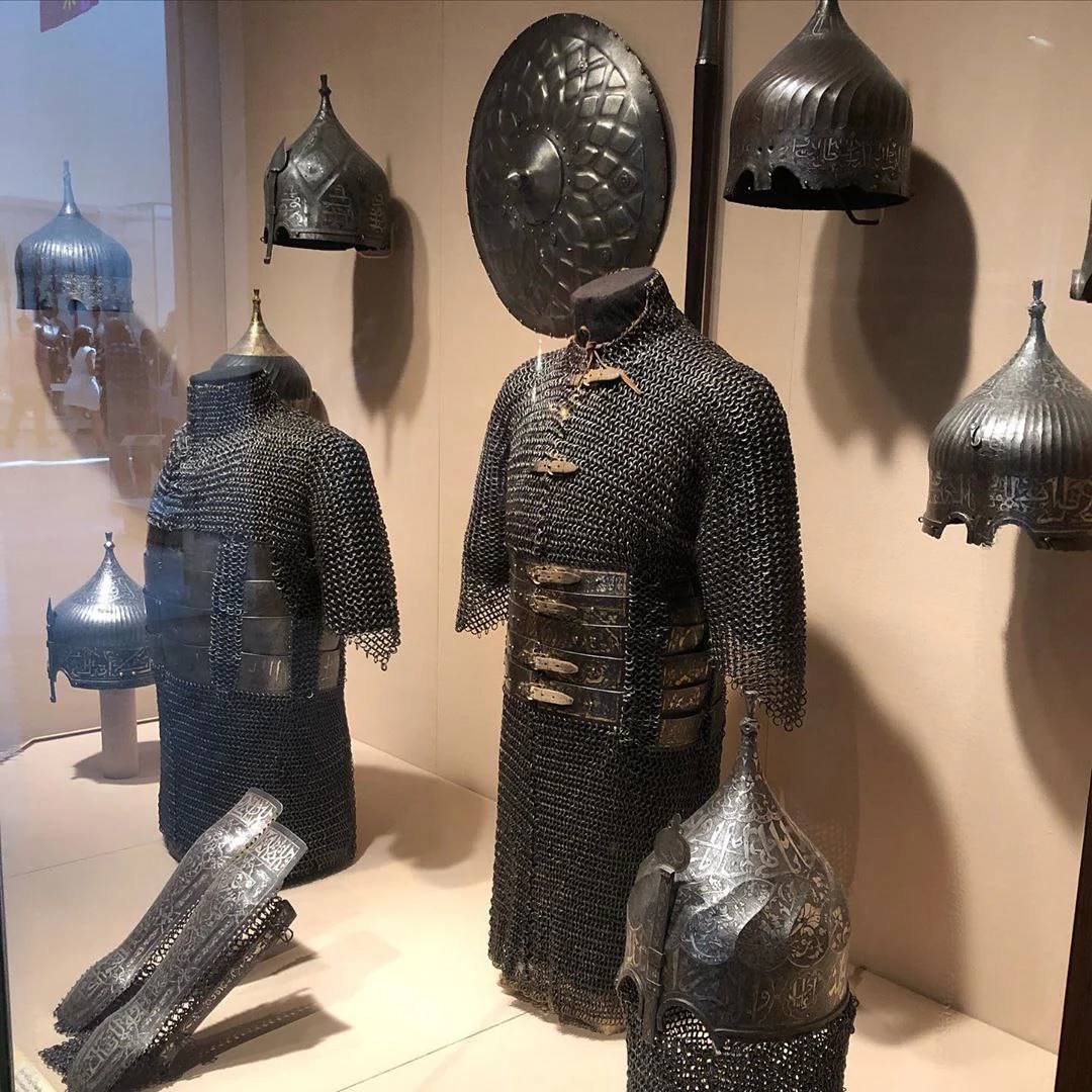 Eastern Helmet Schischak with Nasal Guard and Aventail