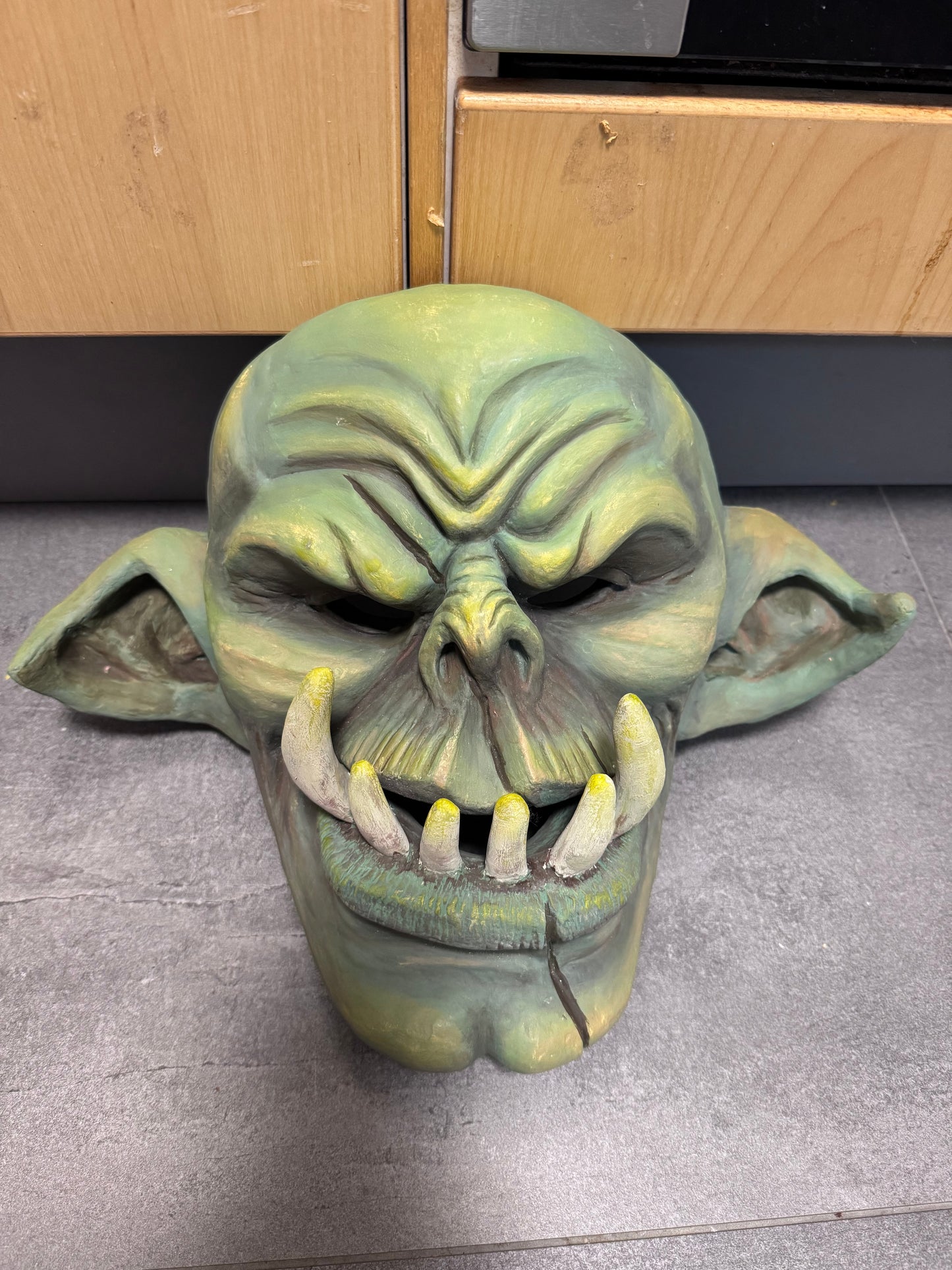 Handgefertigte Goblin-Maske "Der Waldschrat" – Unikat