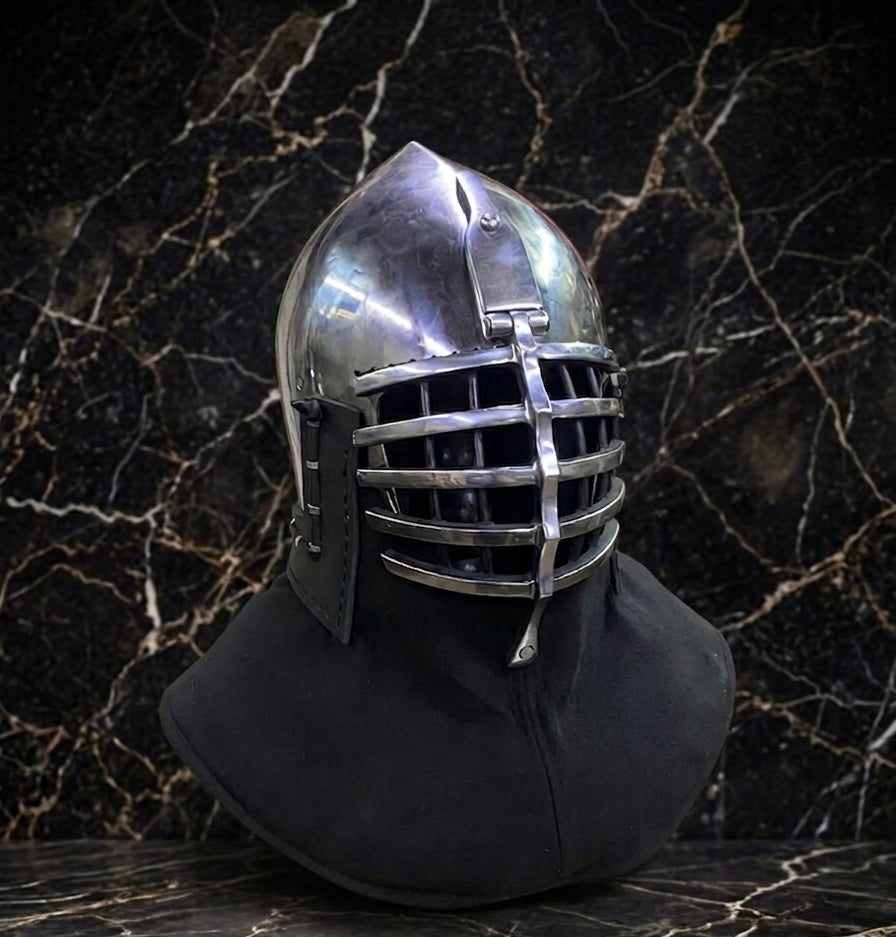 Hounskull Helmet "Wolf's Ribs" (Full-Contact Buhurt)
