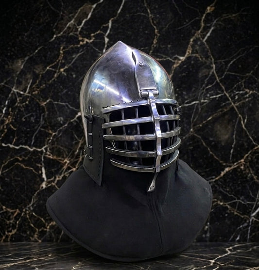 Hounskull-Helm „Wolfsrippen“ (Vollkontakt-Buhurt)