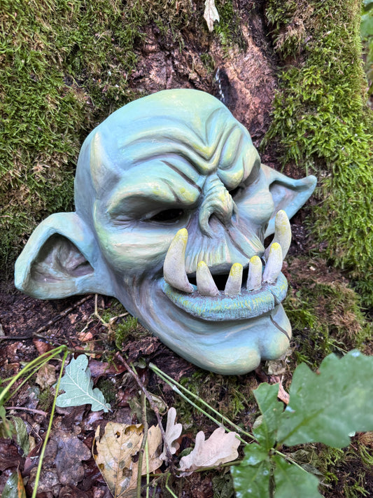 Handgefertigte Goblin-Maske "Der Waldschrat" – Unikat
