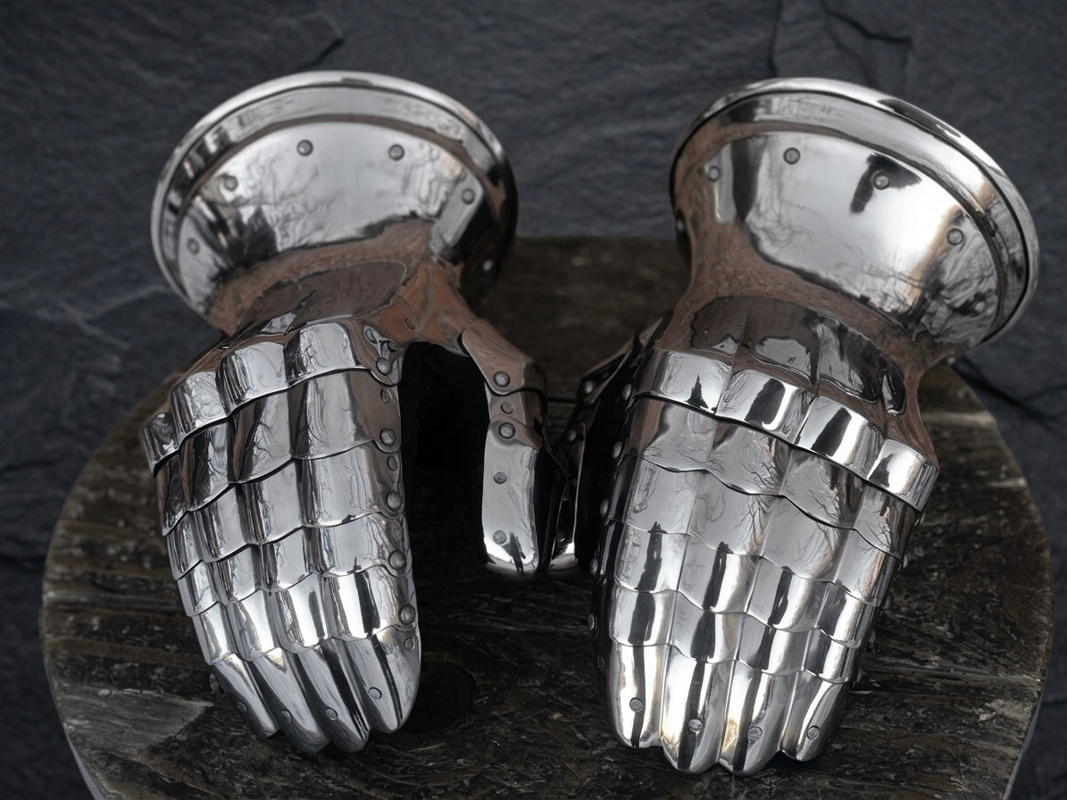 Gehärtete 30HGSA Buhurt Handschuhe – Professionelle Panzerhandschuhe