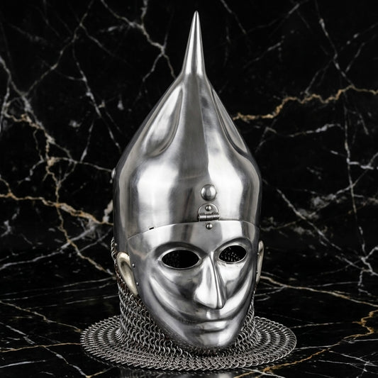 Buhurt-Helm „Lipovets“ mit Gesichtsmaske (Litzyna)