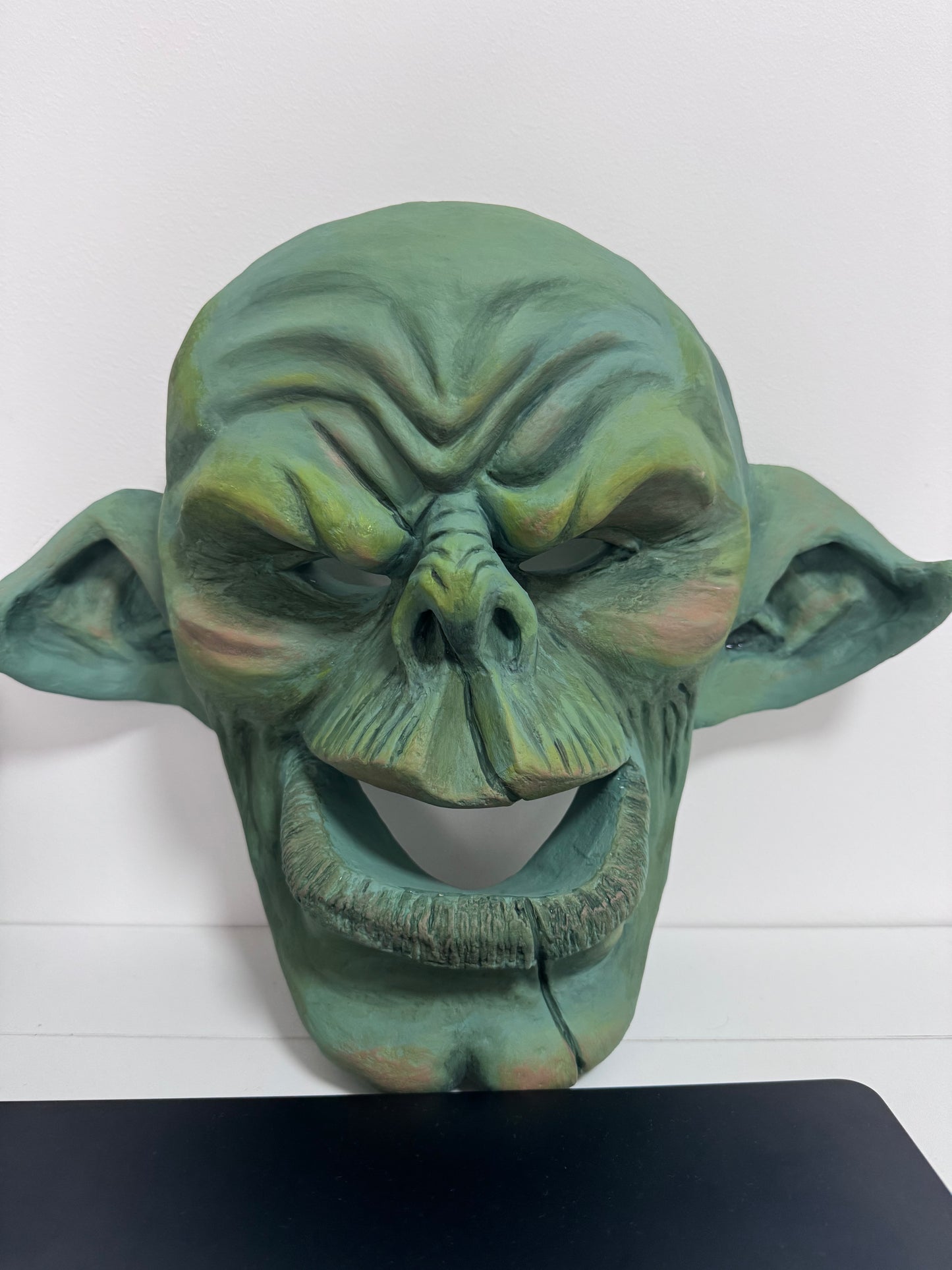 Handgefertigte Goblin-Maske "Der Waldschrat" – Unikat