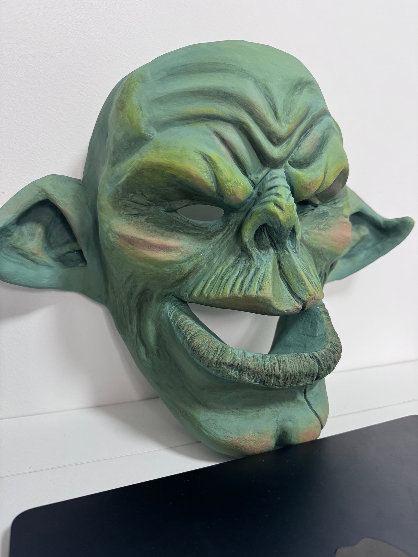 Handgefertigte Goblin-Maske "Der Waldschrat" – Unikat