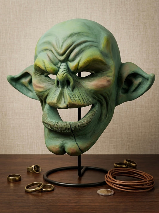 Handgefertigte Goblin-Maske "Der Waldschrat" – Unikat